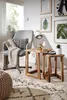 lot de 2 tables d'appoint en bois massif design Sheesham Voir les images du produit 11