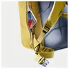 A close-up view of a backpack's side pocket holding a smartphone, with straps visible. Produktbild-Vorschau