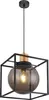 Globo Lighting Hängeleuchte Metall schwarz matt, 1x E27 LED Produktbild-Vorschau 1