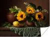 MuchoWow® Poster Kunst - Stillleben - Sonnenblumen - Produktbild-Vorschau 1