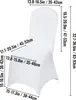 VEVOR 50 Stk. Polyester Und Elasthan Stuhlhussen Stretch Produktbild-Vorschau 6