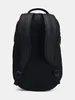 The back view of a black backpack. Produktbild-Vorschau