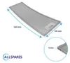 A metal mesh filter for a cooker hood, with dimensions indicated. Produktbild-Vorschau