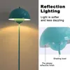 Lampadaire design nordique turquoise inspiration "pot de Voir les images du produit 3