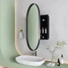 A modern bathroom vanity with a sink, mirror, and medicine cabinet. Produktbild-Vorschau