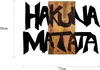 Wallity, Hakuna Matata 5, Wanddeko, Schwarz, Metall, 77 x Produktbild-Vorschau 7