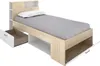 Bett mit Kopfteil, Stauraum & Schublade - 90 x 190 cm - Produktbild-Vorschau 4