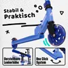 Apollo 125mm klappbarer City Scooter Moonracer - blau Produktbild-Vorschau 2