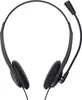 A black headset with a microphone is shown against a white background. Anteprima dell’immagine prodotto