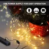 Wróżki 12m 120 LED wróżki USB IP65 wodoodporne ciepłe białe Podgląd zdjęcia produktu 10