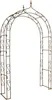 Torbogen Rosenbogen Edelrost 140 cm Rankhilfe Kletterhilfe Produktbild-Vorschau 1