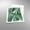 Poster - Poster ohne Rahmen - Exotisch Blätter Grün - 50x70 Produktbild-Vorschau 3