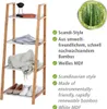 WENKO Regal Finja mit 4 Etagen Badregal Bambus Bad WC Küche Produktbild-Vorschau 3