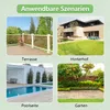 GIHAUVIA 4er Set Gartenstühle Stapelbar robustem Produktbild-Vorschau 8