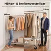 HOKEEPER Professionele dubbele kledingrek, belastbaar tot Productafbeelding-voorbeeld 4