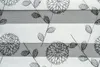 Doppelrollo mit Pailetten und Blumenmuster weiss/schwarz Produktbild-Vorschau 3