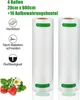Hengda 4x Vakuumrollen Vakuumbeutel 20 x 600 cm Vakuumfolie Produktbild-Vorschau 1