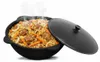 Ø40cm Uchag 2mm Stahl 12L Kazan Gusseisen mit Dekel Produktbild-Vorschau 14