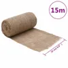 toile de jute vidaXL 0,25x15 m 100% jute 200 g/m² Voir les images du produit 4