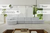 ALTDECOR Ecksofa in L-Form MARI-L3-v3 - 413x171x83 cm Beige Produktbild-Vorschau 6