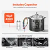 VEVOR 1/3 PS Gebläsemotor, 220 V, 1,95 A, 1250 U/min, 3 Produktbild-Vorschau 3