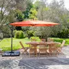 Parasol déporté MOLOKAI carré 2,7x2,7m terracotta + housse Voir les images du produit 9