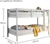 Kinderbett Jugendbett Bett Kinder Etagenbett "Moritz I" Produktbild-Vorschau 6