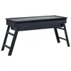 vidaXL Barbecue da campeggio portatile 60×22,5×33 cm Anteprima dell’immagine prodotto 7