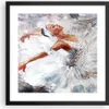 Gerahmtes Poster - Schwarzer Rahmen - Frau Tanz Ballett Produktbild-Vorschau 1