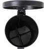 A top-down view of the inside of a black trash can with internal dividers. Náhľad obrázku produktu