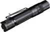 A black flashlight is shown against a white background. Produktbild-Vorschau