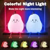 LED Nachtlicht Silikon Birne Touch Nachtlampe USB-Aufladbar Produktbild-Vorschau 2