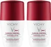 Two Vichy Clinical Control Antitranspirant Detranspirant 96H bottles are shown side-by-side against a white background. Produktbild-Vorschau
