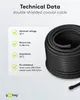 goobay Cavo coassiale RG 58 doppio schermato nero 100 m Anteprima dell’immagine prodotto 5