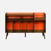sweeek - Zweifarbiger Vintage XL Schallplattenschrank mit Produktbild-Vorschau 2