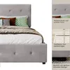 STILVORA Doppelbett 140x200 Polsterbett mit Lattenrost und Produktbild-Vorschau 4