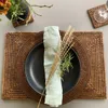 Fiolini Platzteller Rattan Rund Ø 32 cm, Dark Mokka, Produktbild-Vorschau 2