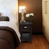 KOMFOTTEU Drewniany stolik nocny, stolik boczny z otwartą Podgląd zdjęcia produktu 7