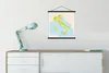 MuchoWow® Textilposter Karte - Italien - Grün 60x60 cm mit Produktbild-Vorschau 3