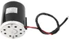 A black and silver electric motor with wires attached, shown against a white background. Produktbild-Vorschau