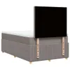 Boxspringbett mit Matratze Taupe 120x200 cm Stoff Produktbild-Vorschau 6