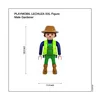 A full-body image of a Playmobil figure with dimensions indicated. Náhľad obrázku produktu