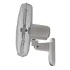 A side view of a white wall-mounted fan. Produktbild-Vorschau