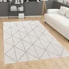 Outdoor Teppich wetterfest Boho Skandi Motiv Rauten robust Produktbild-Vorschau 2