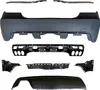 JOM Heckstoßstange für BMW E60 2003-2010 Schwarz 8tlg Produktbild-Vorschau 2