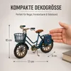 formano 3er Set Mini Deko Fahrrad Metall Set Vintage Produktbild-Vorschau 4