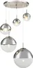 Globo Lighting Hängeleuchte Metall Nickel matt, 3x E27 Produktbild-Vorschau 1