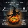 Halloween Hexenlampe Nachtlicht aus Kunstharz, gotisches Produktbild-Vorschau 14
