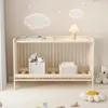 Merax Babybett Kinderbett 60x140cm, Höhenverstellbar Produktbild-Vorschau 4
