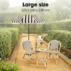 In the Mood Parasol de plage Osborn - 220x220x238 cm - Voir les images du produit 10